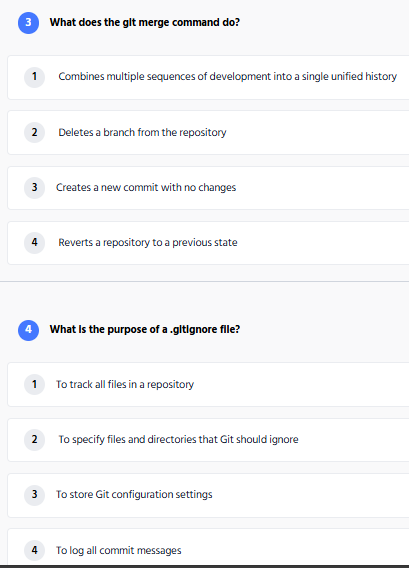 3 What does the git merge command do? 1 | StudyX