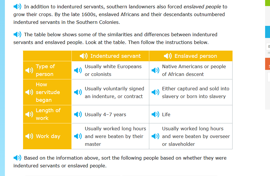 In addition to indentured servants, southern | StudyX