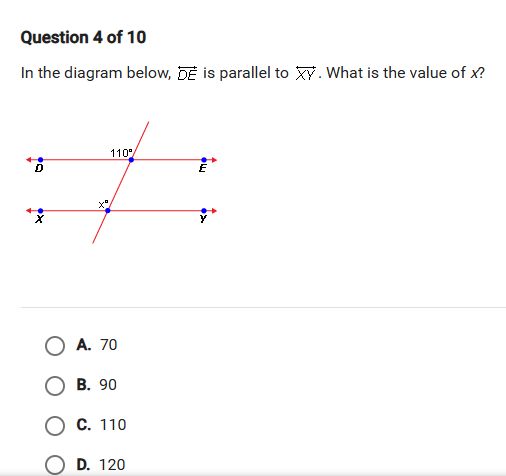 In the diagram below, $ {DE}$ is parallel to