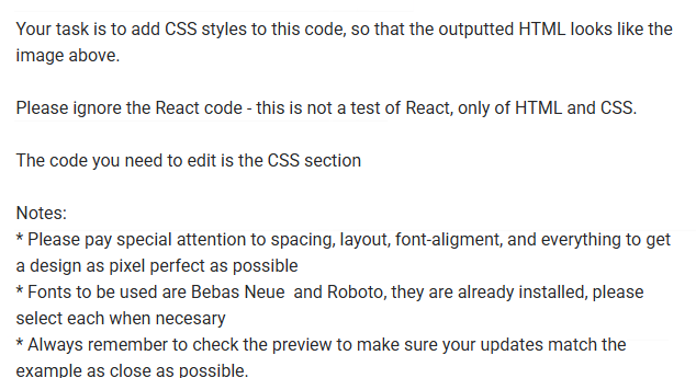 Your task is to add CSS styles to this code, | StudyX