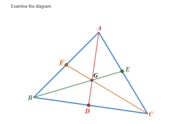 In $ ABC$ point $G$ is the centroid and $ | StudyX