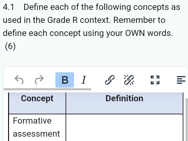 Define Each 4.1 Define each of the following concepts as