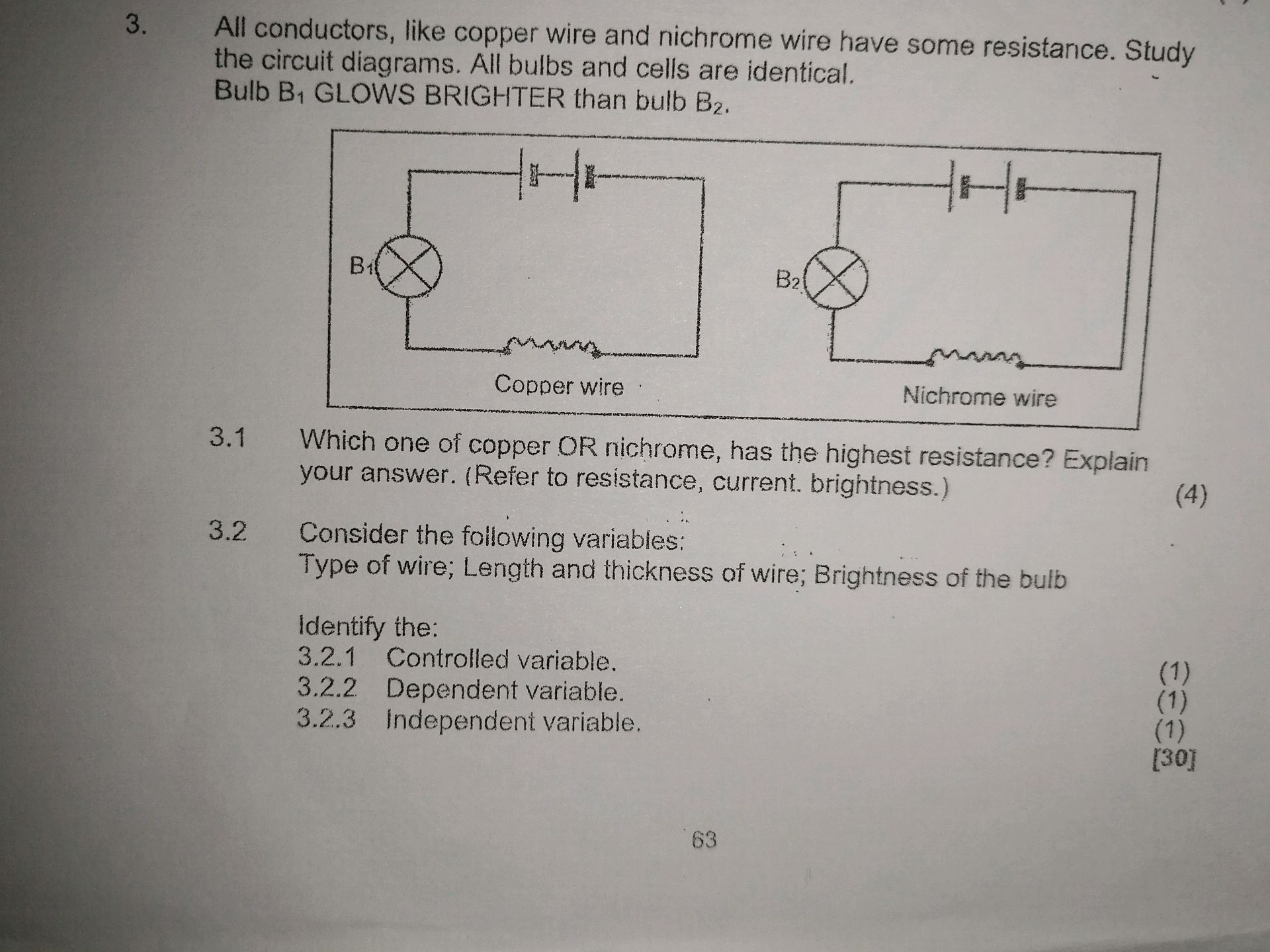Study Wire 3. All conductors, like copper wire and | StudyX