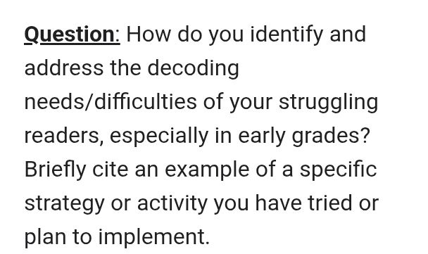 Question: How do you identify and address | StudyX