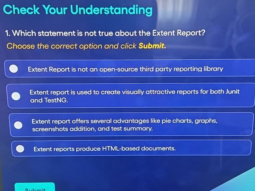 1. Which statement is not true about the | StudyX