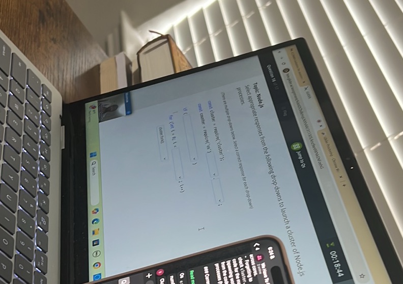 Topic: Node.js Select appropriate responses | StudyX