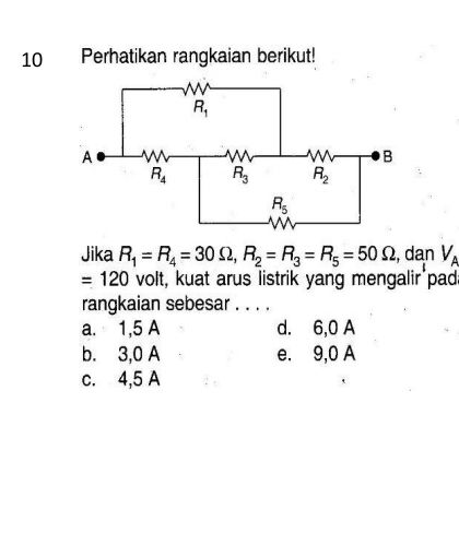 Perhatikan rangkaian berikut! ``` R1 | StudyX