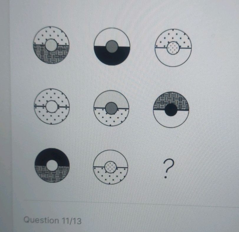 The image presents a pattern recognition | StudyX