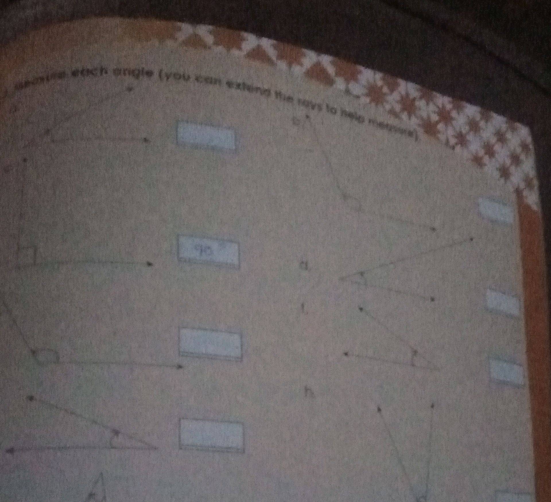 Measure each angle (you can extend the rays | StudyX