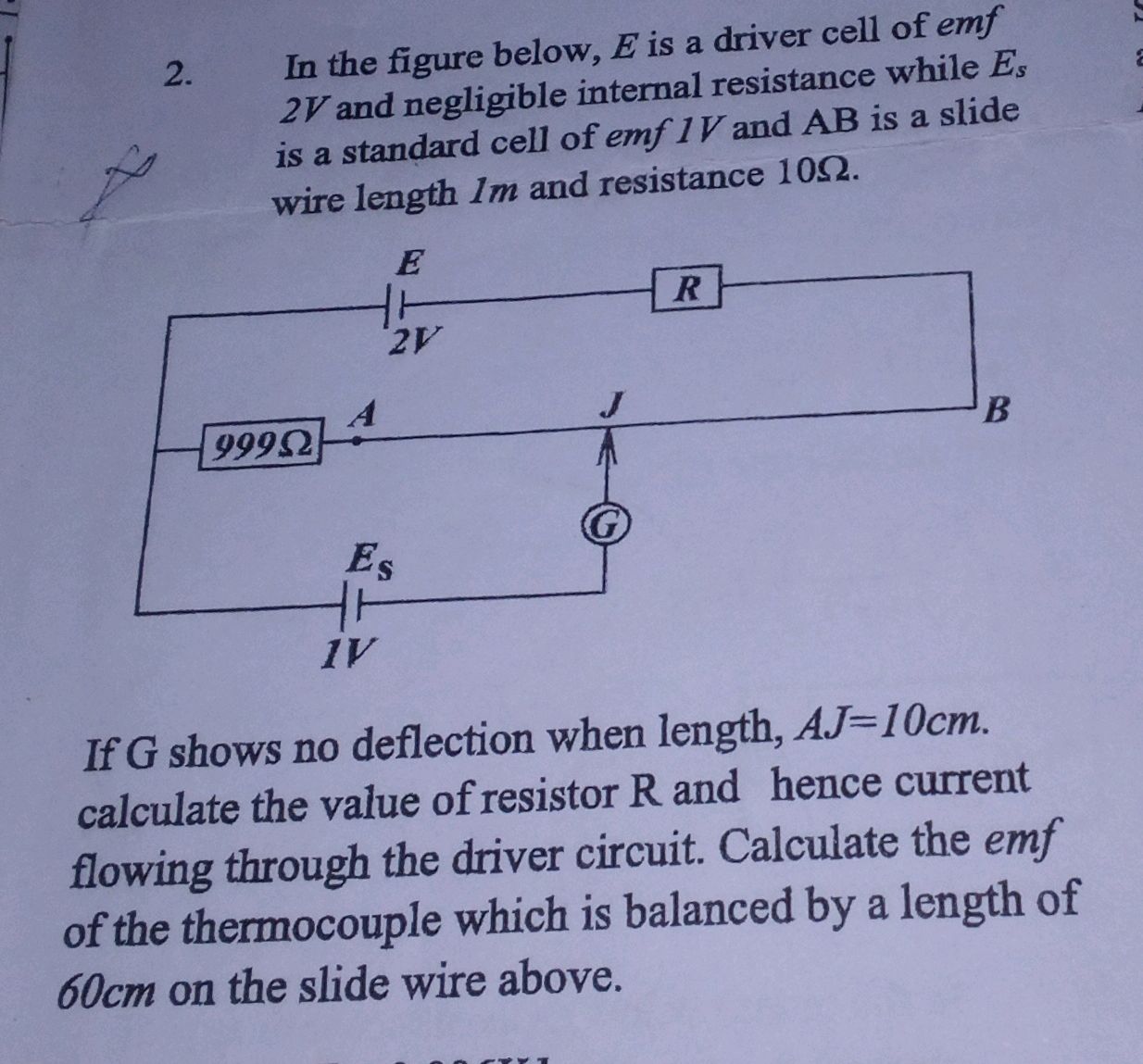 2. In the figure below, E is a driver cell | StudyX