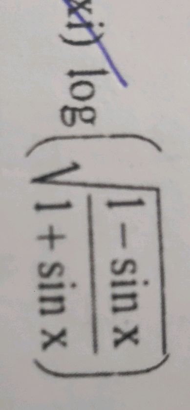 Simplify Logarithm of Square Root Expression