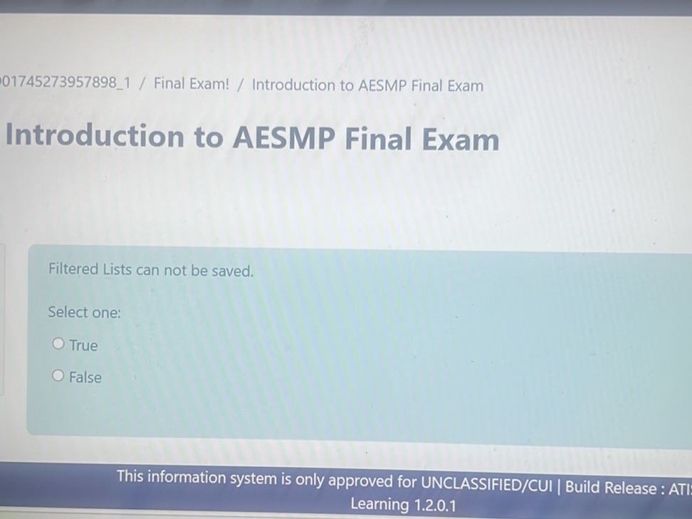 01745273957898_1 / Final Exam!