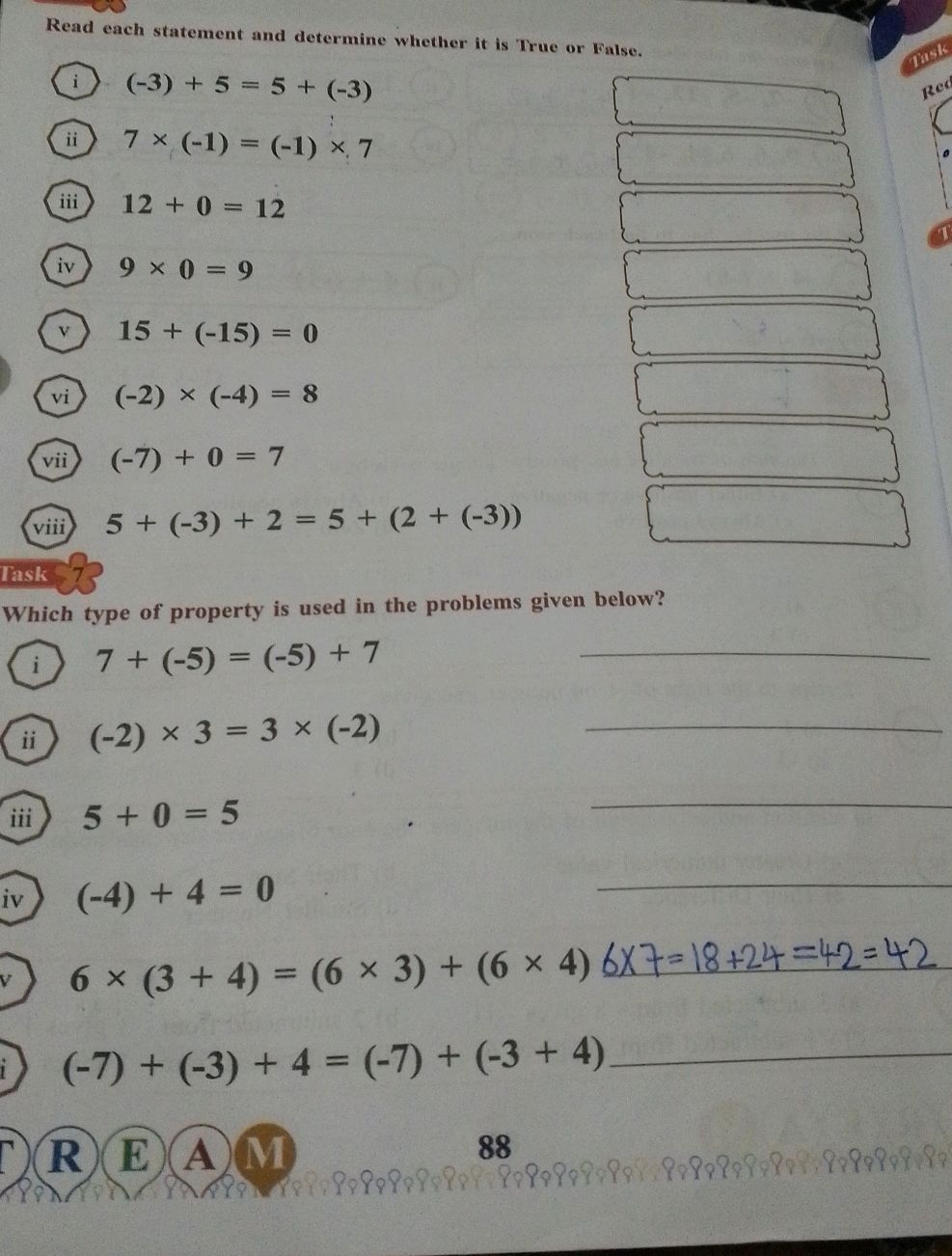 Read each statement and determine whether it