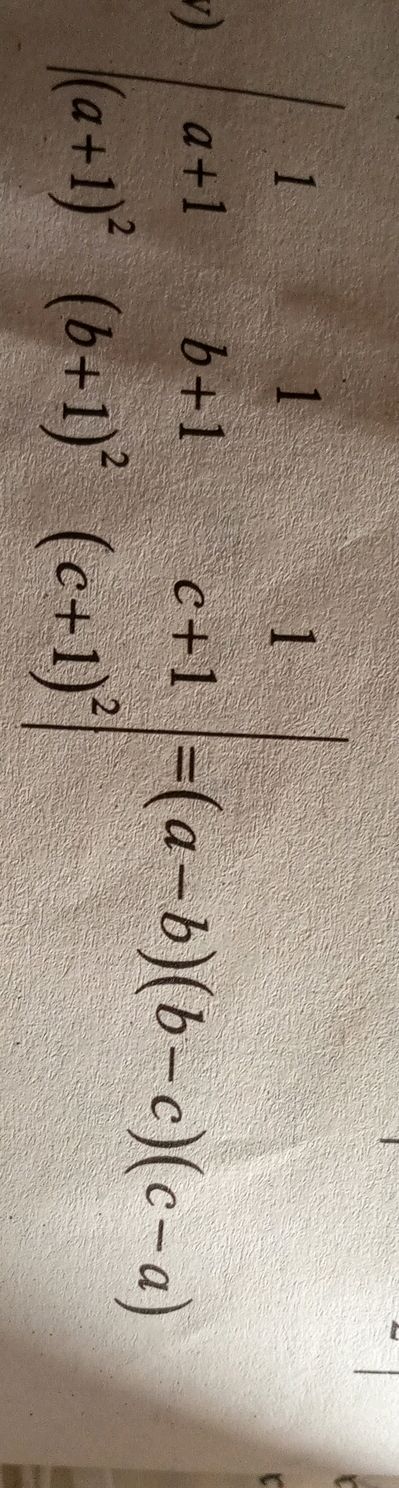 $ a+1 1 1 \ b+1 1 1 \ c+1 1 1 \ (a+1)^2