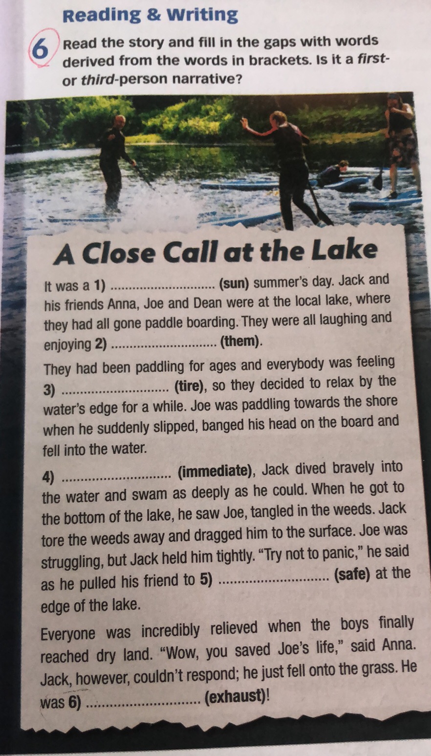 Read the story and fill in the gaps with | StudyX