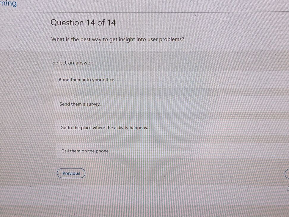 Question 14 of 14 What is the best way to | StudyX