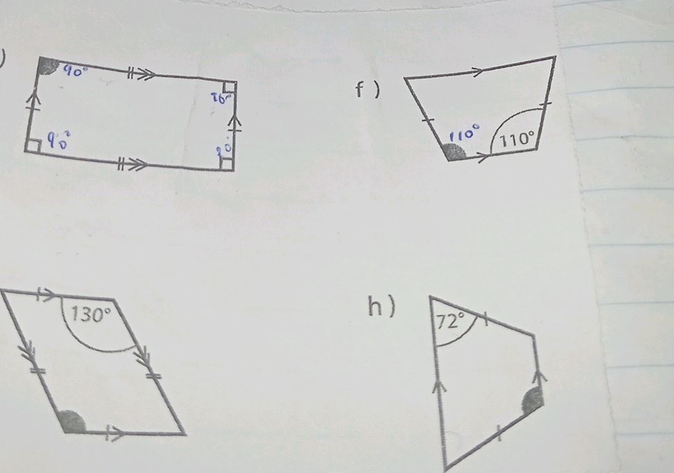 Geometry problems involving quadrilaterals | StudyX