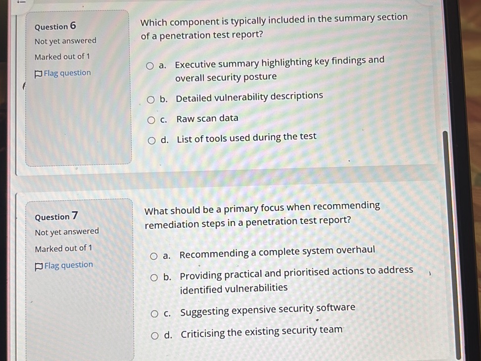 Which component is typically included in the | StudyX