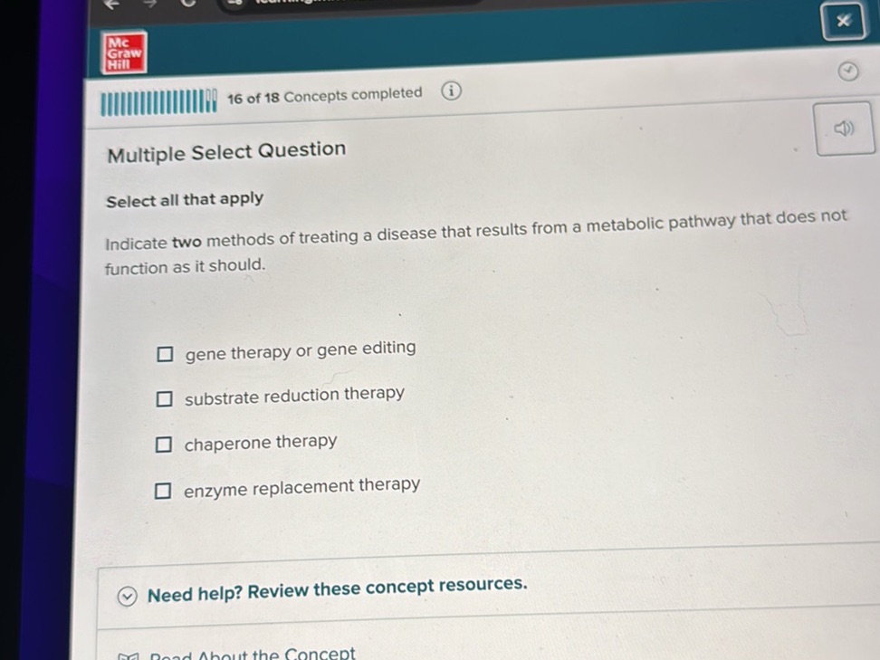 Multiple Select Question Select all that