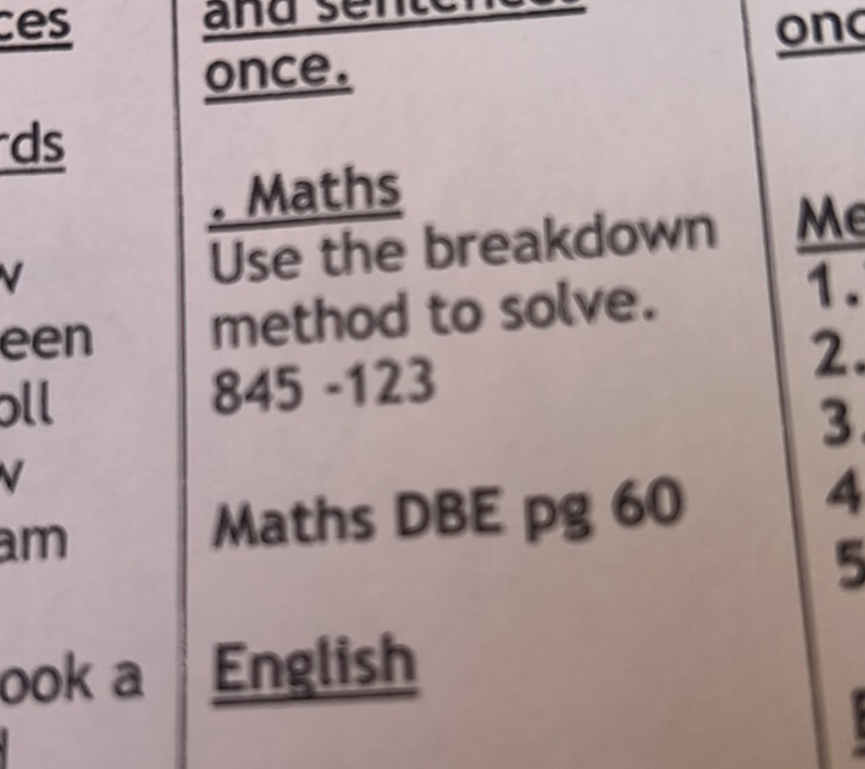 ces once. ds . Maths Use the breakdown | StudyX