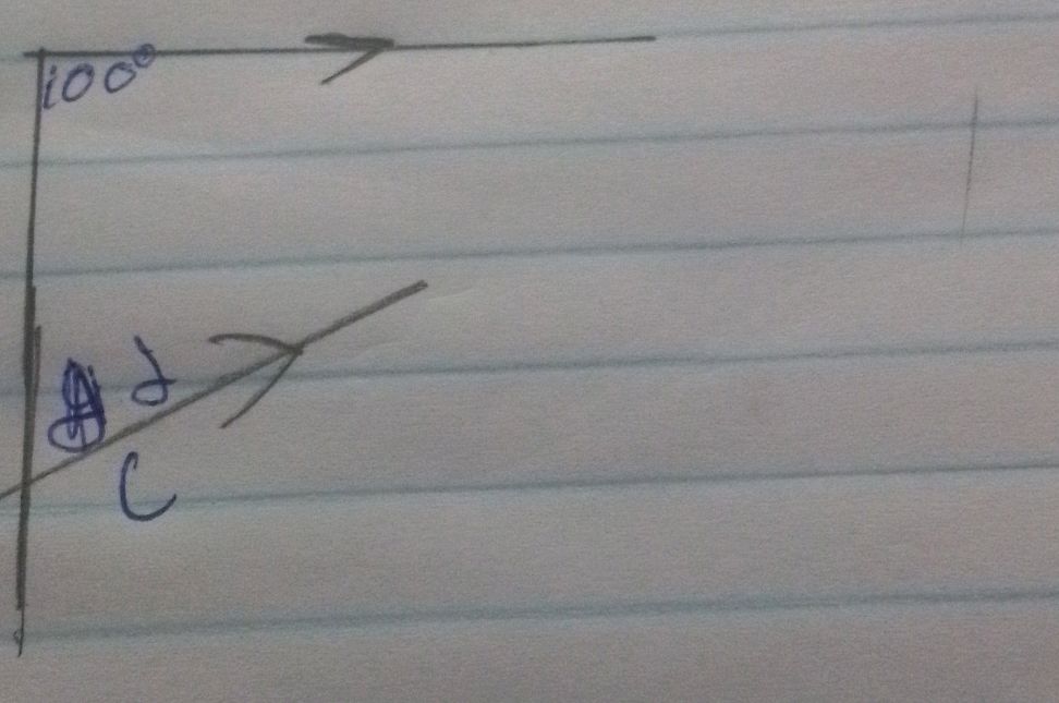 The image shows a diagram with angles. One