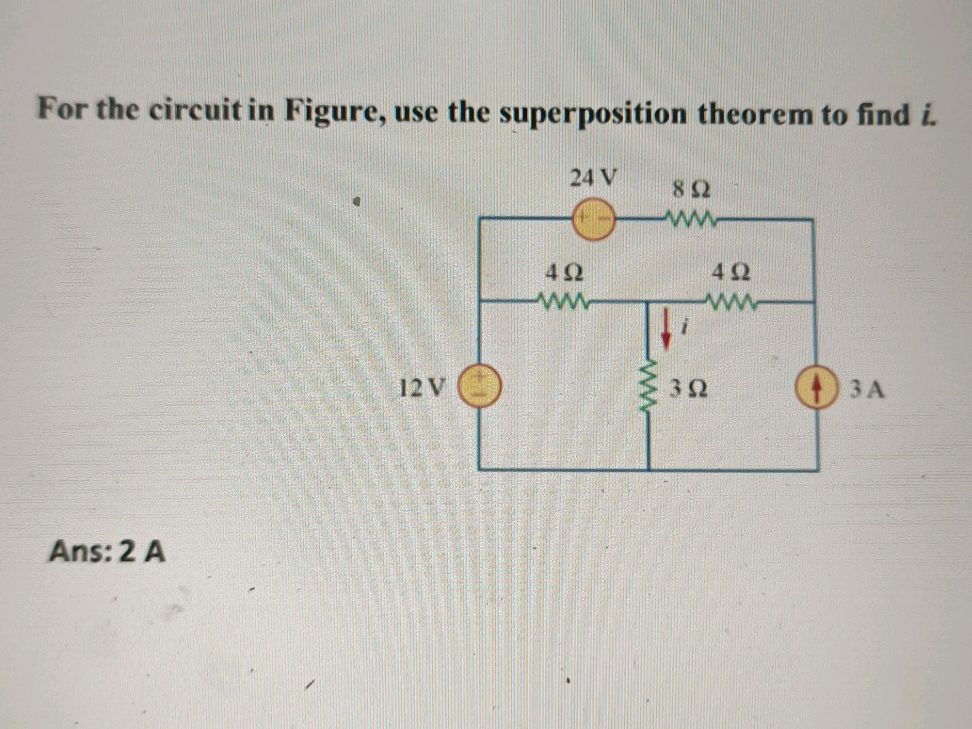 For the circuit in Figure, use the | StudyX