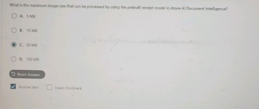 What is the maximum image size that can be