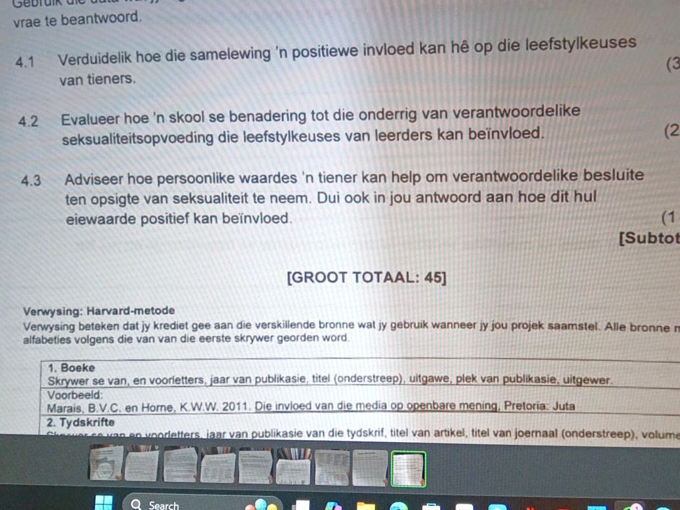 Positiewe Rolmodelle 4.1 Verduidelik hoe die samelewing 'n | StudyX