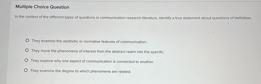 Multiple Choice Question In the context of | StudyX