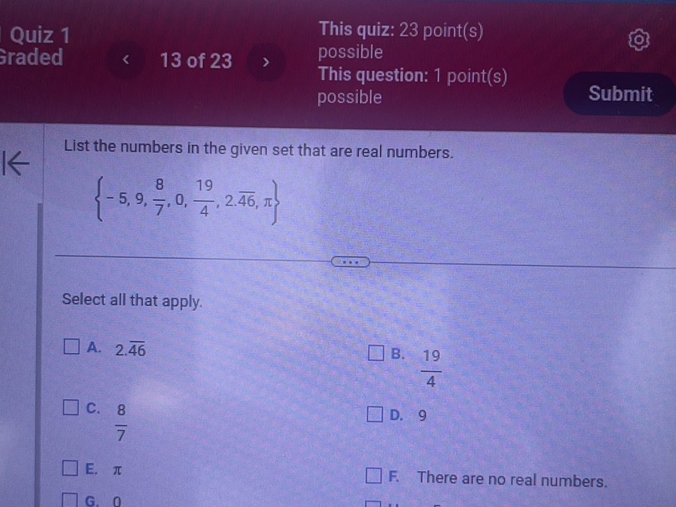 Quiz 1 This quiz: 23 point(s) Sraded 13 of | StudyX