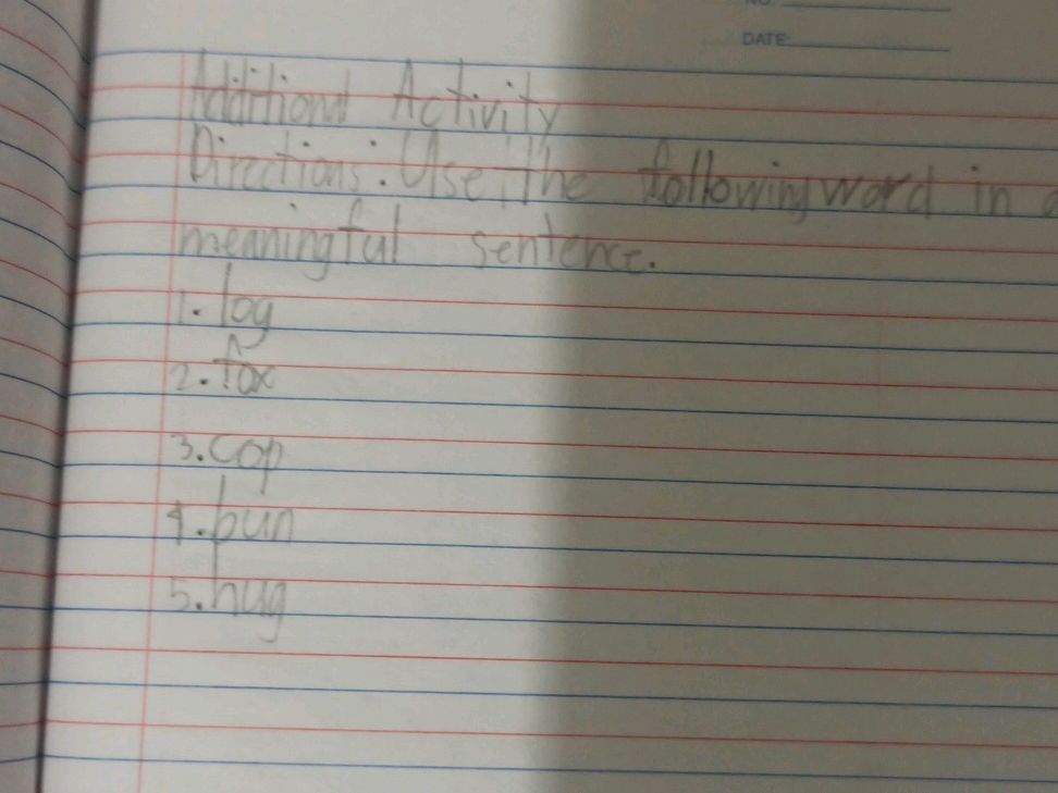 Directions: Use the following word in a | StudyX
