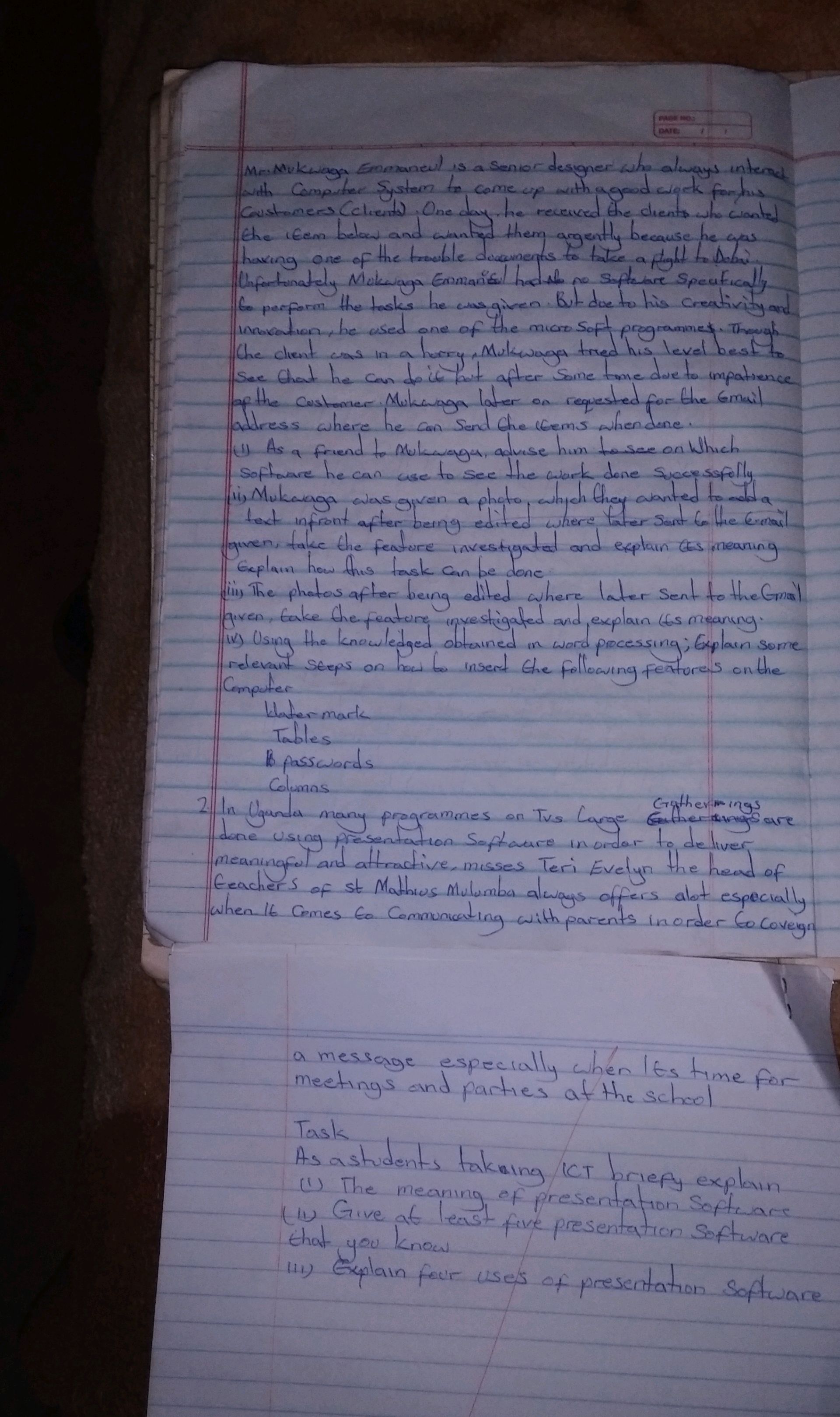 Task As a students taking ICT briefly | StudyX