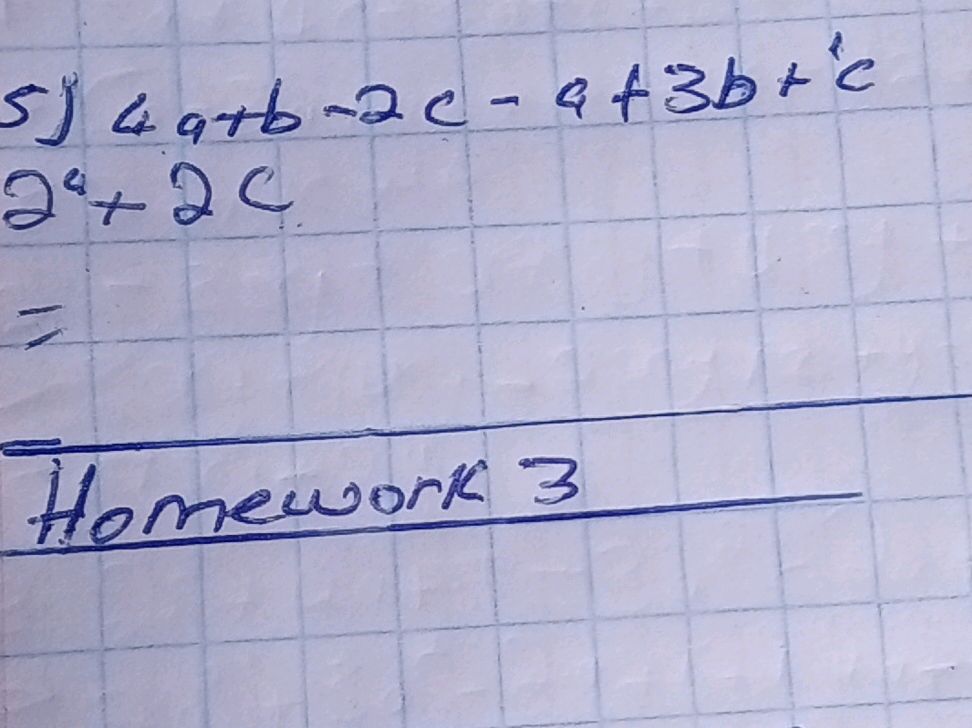 Simplifying Algebraic Expressions