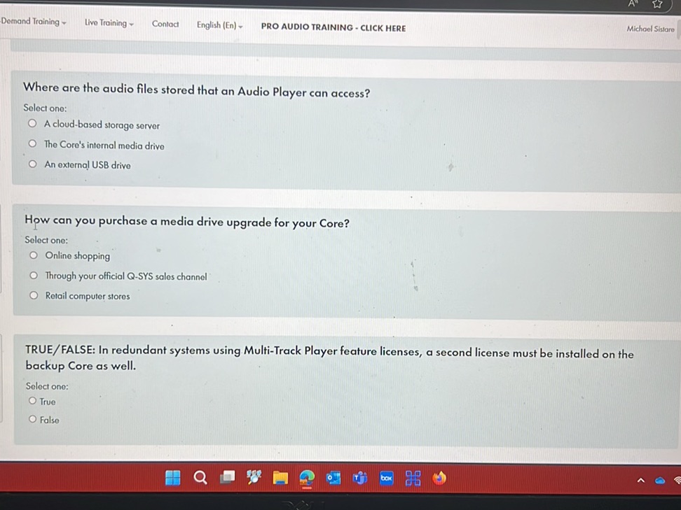 Where are the audio files stored that an