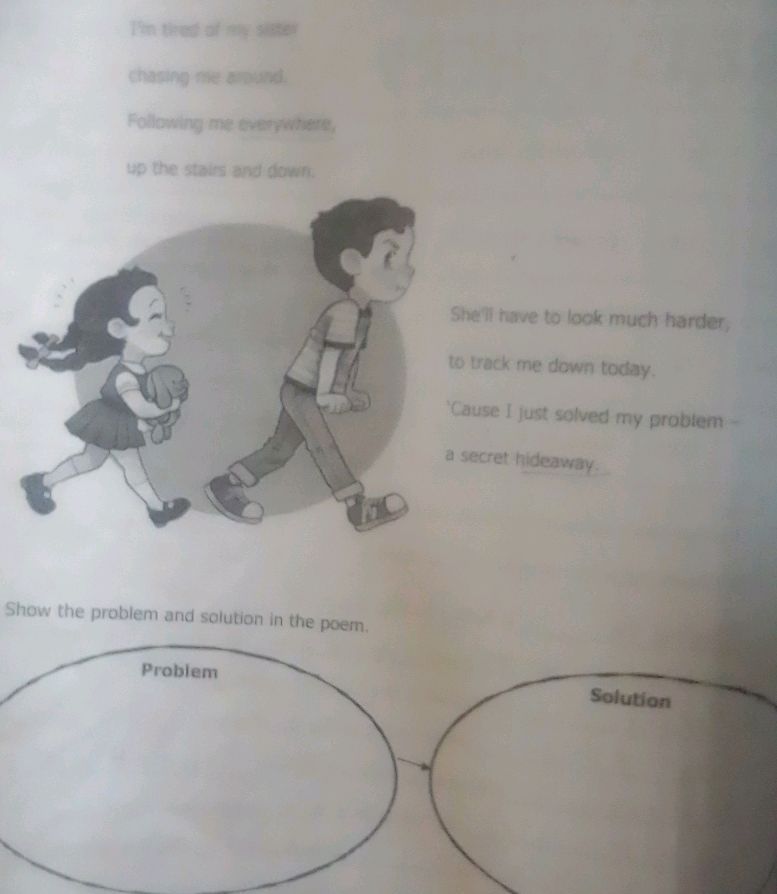 Show the problem and solution in the poem. | StudyX