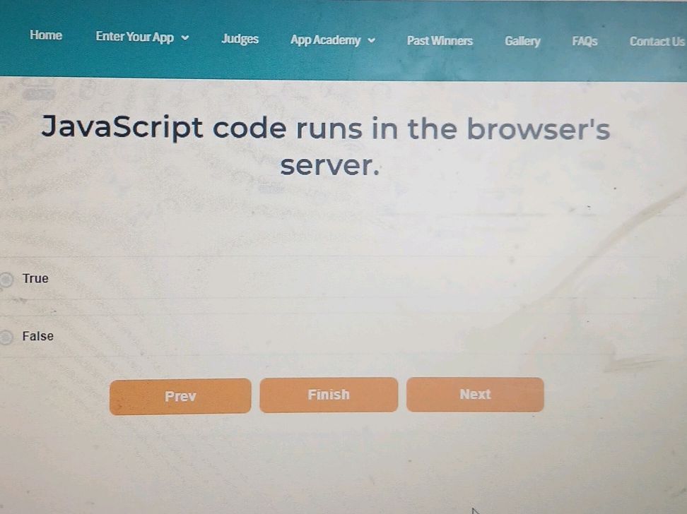 JavaScript code runs in the browser's | StudyX