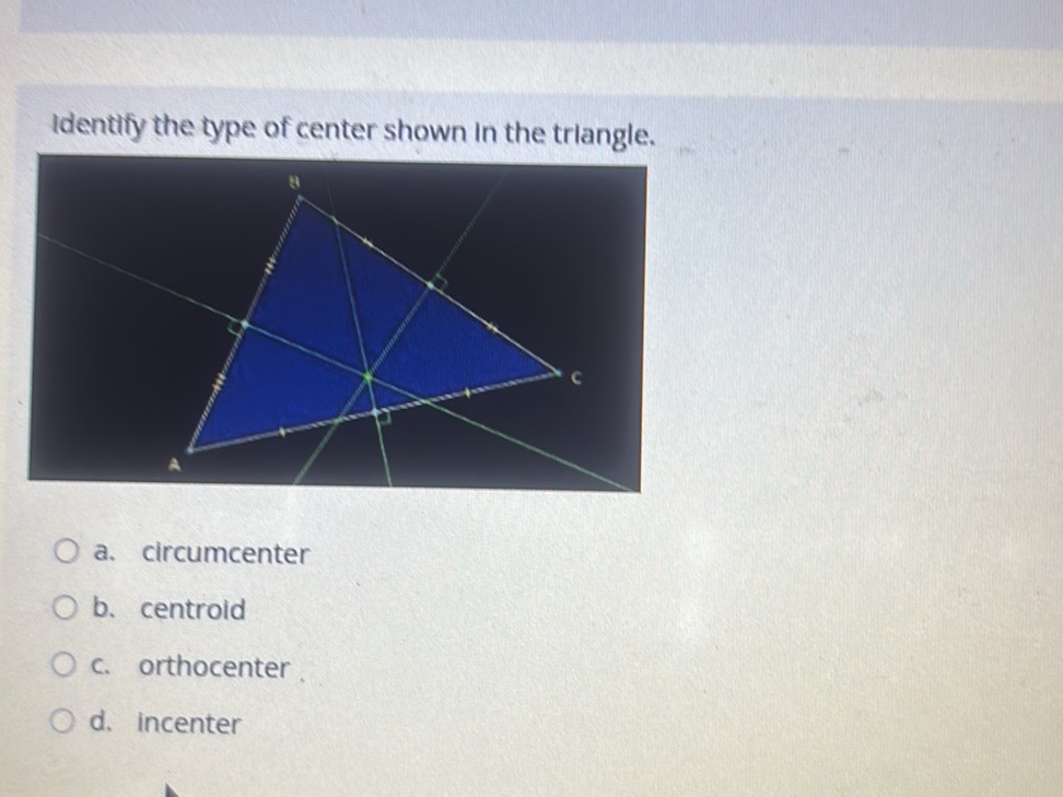 Identify the type of center shown in the | StudyX