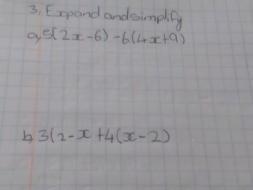 3 Expand And Simplify A 5 2x 6 6 4x StudyX 3-expand-and-simplify-a-5-2x-6-6-4x-studyx