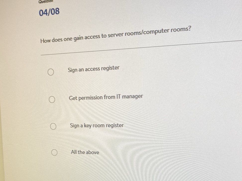 How does one gain access to server | StudyX