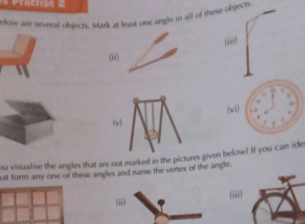 Below are several objects. Mark at least one | StudyX