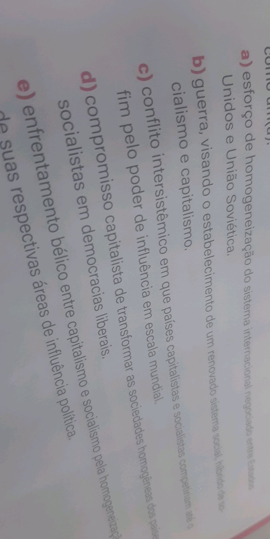 a) esforço de homogeneização do sistema | StudyX