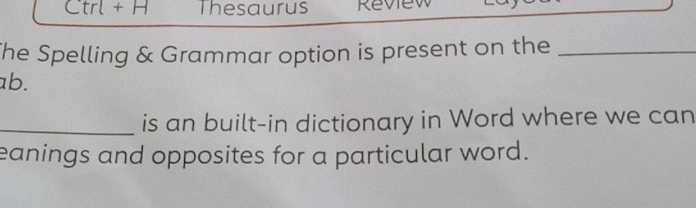 The Spelling Grammar option is present on | StudyX