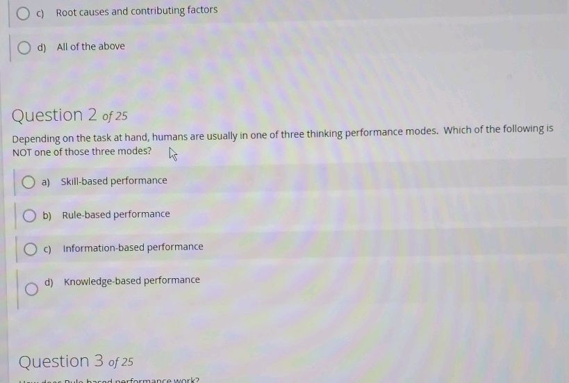 Depending on the task at hand, humans are | StudyX