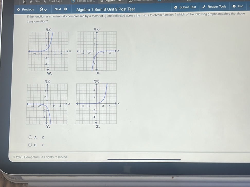 If the function g is horizontally compressed | StudyX