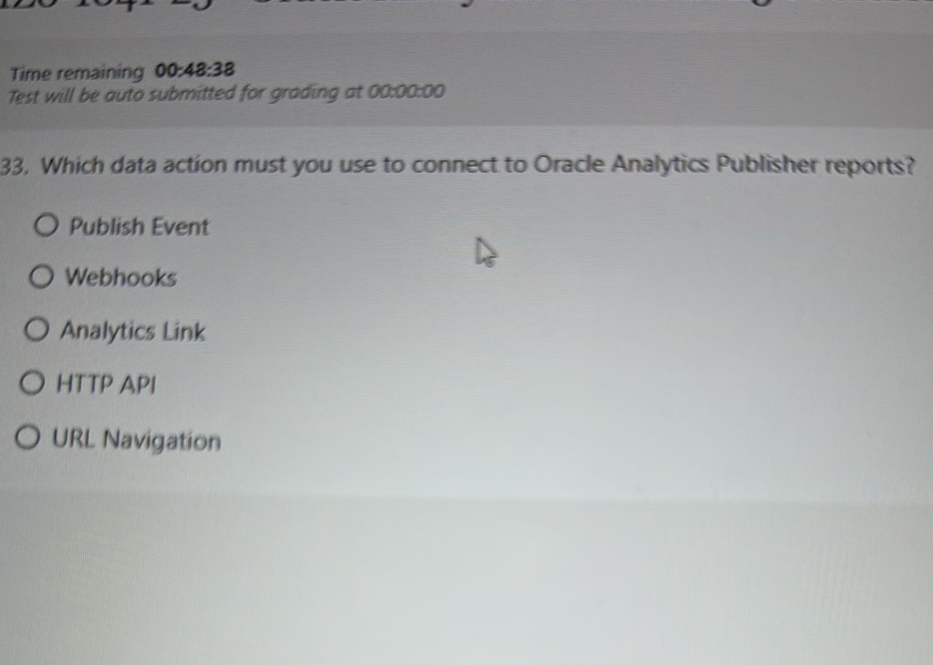 33. Which data action must you use to | StudyX