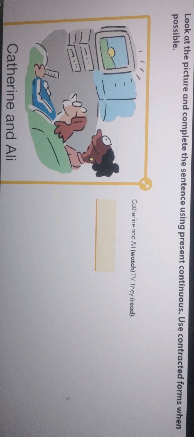 Look at the picture and complete the