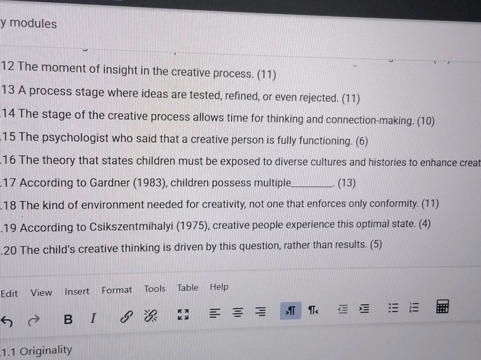 12 The moment of insight in the creative