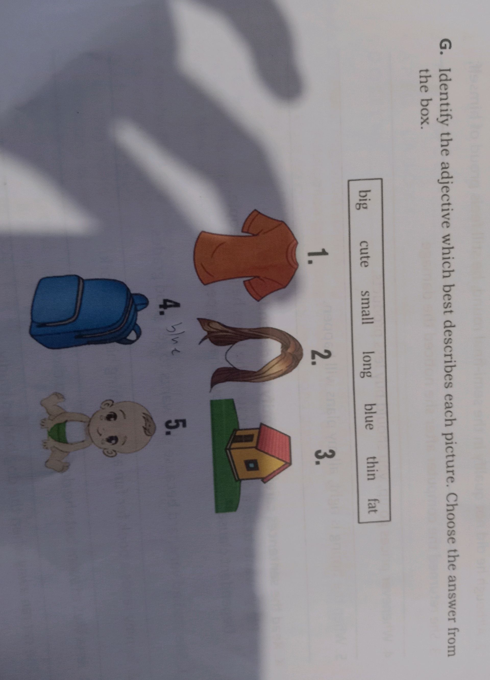 G. Identify the adjective which best | StudyX