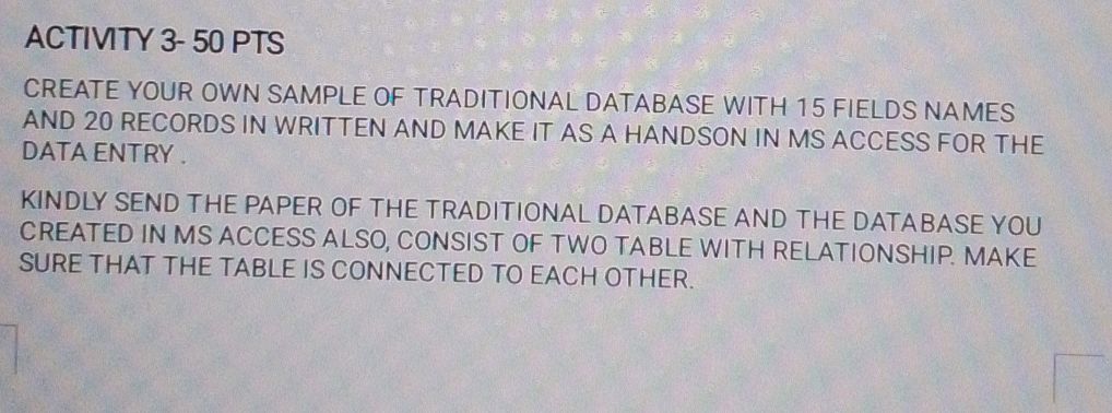 CREATE YOUR OWN SAMPLE OF TRADITIONAL | StudyX