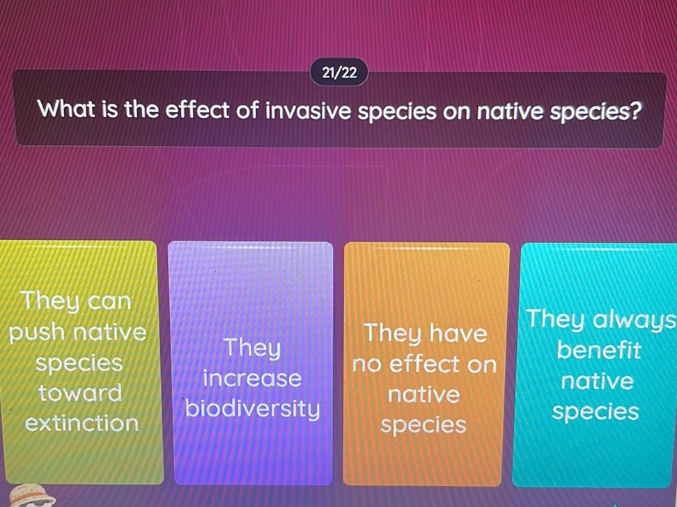 What is the effect of invasive species on